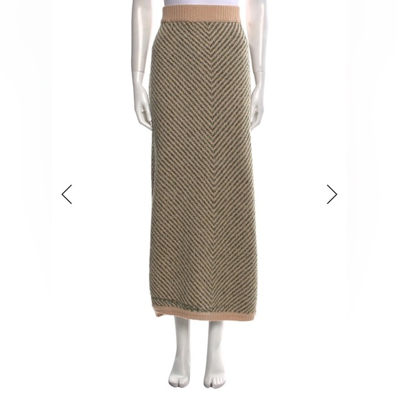 FIGUE Angela Jacquard Knit Sweater Skirt size large EUC - Picture 8 of 15